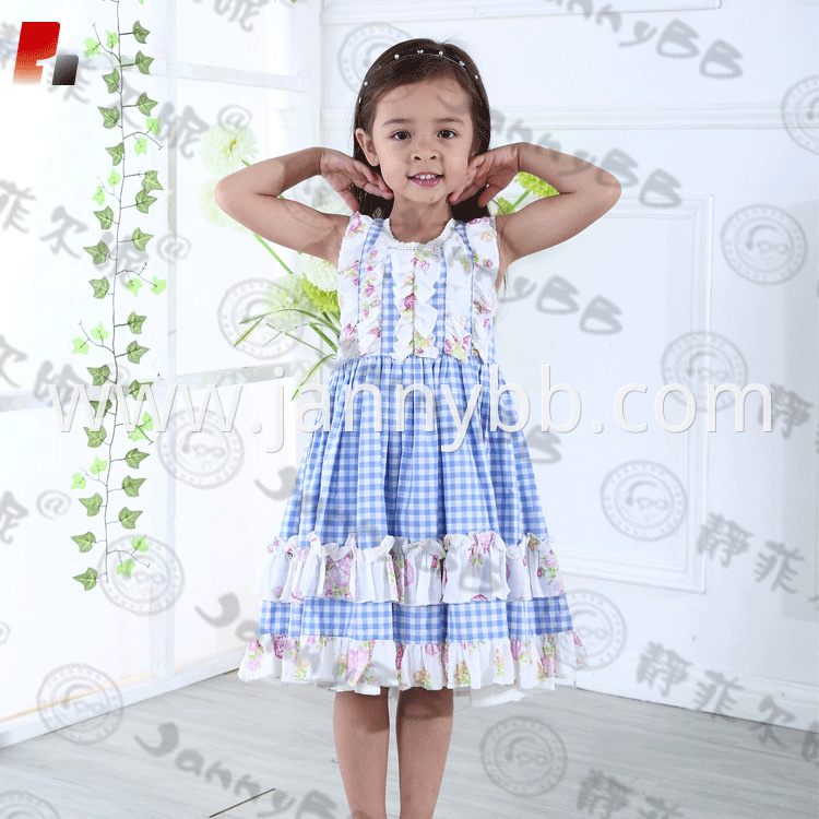 girls checked dress 